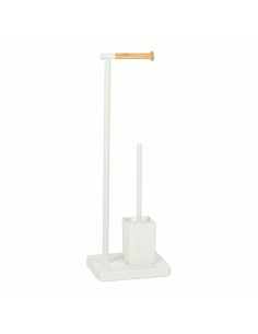 Toilettenbürste Versa Grau Metall (9,5 x 38 x 9,5 cm) | Tienda24 Tienda24.eu