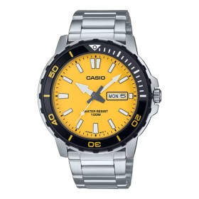 Men's Watch Casio DIVER Yellow Silver by Casio, Wrist Watches - Ref: S72107142, Price: 131,38 €, Discount: %