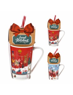 Set Regalo Natale Cioccolata Calda 2 Pezzi da BigBuy Christmas, Tazze - Ref: S7921641, Precio: 13,41 €, Descuento: %