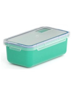 Fiambrera Redonda con Tapa Pyrex Cook & Store 16 x 16 x 10 cm Azul 1 L Silicona Vidrio (3 Unidades) | Tienda24 Tienda24.eu