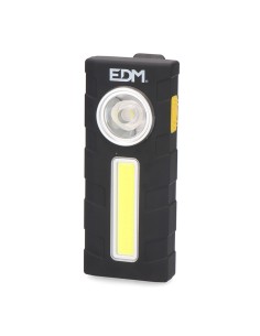 Taschenlampe LED EDM Flachmann Schwarz 320 Lm von EDM, Taschenlampen und Handlampen - Ref: S7921744, Preis: 10,44 €, Rabatt: %