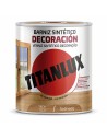 Barniz sintético Titanlux m11100914 Decoración Satinado Teca 250 ml | Tienda24 Tienda24.eu