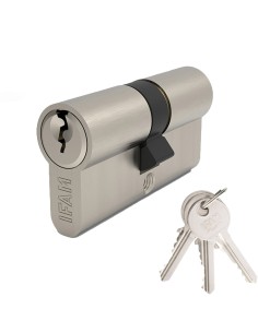 Cylinder ABUS D66 N 30/30 nickel Double European | Tienda24 Tienda24.eu