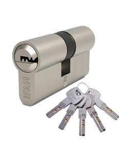 Zylinder ABUS D66 N 40/40 Nickel Double Europäisch | Tienda24 Tienda24.eu