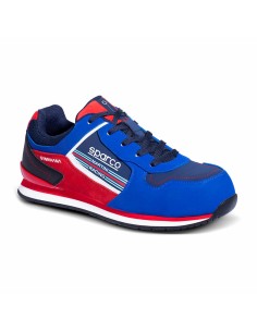 Scarpe di Sicurezza Sparco Ndis Scarpa Gymkhana Martini Racing S3 ESD Azzurro Rosso da Sparco, Scarpe da lavoro da uomo - Ref...