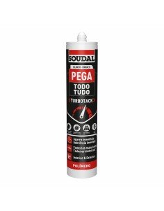 Adhesivo de montaje Soudal Turbotack 160280 290 ml de Soudal, Cola de montaje - Ref: S7922300, Precio: 11,47 €, Descuento: %