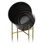 Set de Maceteros Alexandra House Living Negro Dorado Metal Con soporte (3 Piezas) de Alexandra House Living, Maceteros - Ref:...