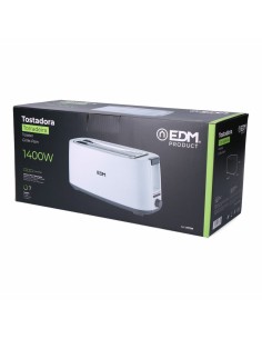 Tostadora EDM 1400 W Cromado | Tienda24 Tienda24.eu