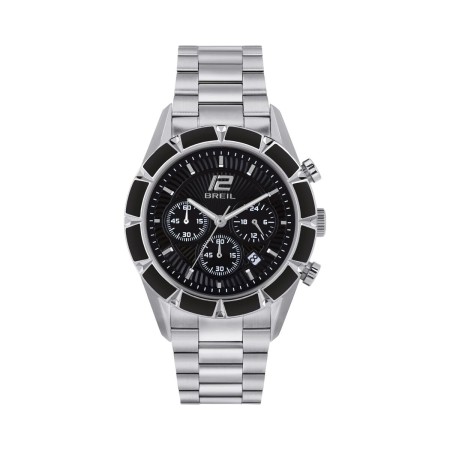 Reloj Hombre Breil TW1980 Negro Plateado (Ø 43 mm) de Breil, Relojes de pulsera - Ref: S72107684, Precio: 195,37 €, Descuento: %