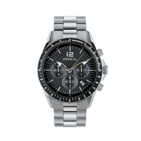 Men's Watch Breil TW2057 Black Silver (Ø 43 mm) by Breil, Wrist Watches - Ref: S72107738, Price: 161,10 €, Discount: %