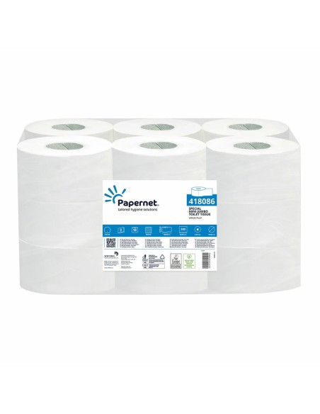 Papel Higiénico Papernet Mini Jumbo 418086 (18 Unidades) Dupla camada | Tienda24 Tienda24.eu