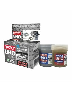 Adesivo epossidico bicomponente Fusion Epoxy Black Label Unoa98 Universale Grigio scuro 100 g da Fusion Epoxy Black Label, Ad...