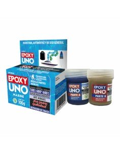 Adesivo epoxídico de dois componentes Fusion Epoxy Black Label Unob98 Universal Branco 100 g | Tienda24 Tienda24.eu