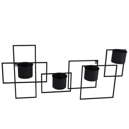 Macetero Alexandra House Living Negro Metal 91 x 11 x 40 cm Colgante de Alexandra House Living, Maceteros - Ref: D1621934, Pr...