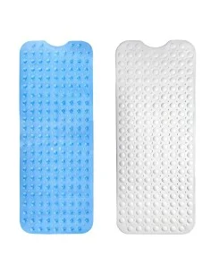 Non-slip Shower Mat Frames Grey PVC 67,7 x 38,5 x 0,7 cm (6 Units) | Tienda24 Tienda24.eu