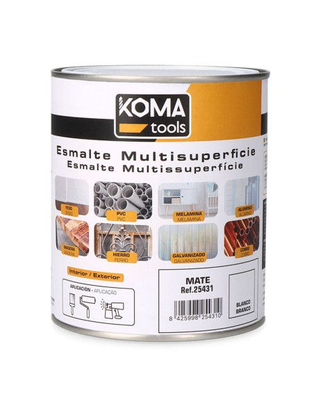 Acryl-Emaille Koma Tools Weiß Mattierend 750 ml | Tienda24 Tienda24.eu