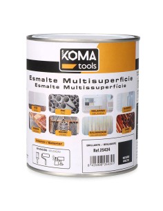 Acryl-Emaille Koma Tools Schwarz Satin 750 ml | Tienda24 Tienda24.eu