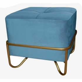 Banqueta DKD Home Decor 8424001850921 Azul Multico