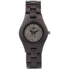 Montre Femme We Wood MOON CRYSTAL BLACK de We Wood, Montres bracelet - Réf : S7211439, Prix : 58,33 €, Remise : %