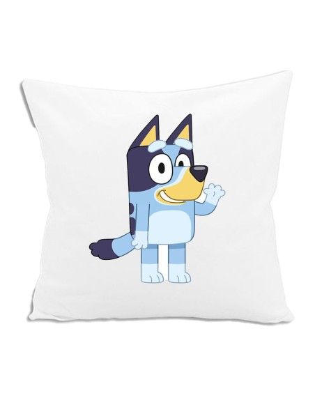 coussin 3D Bluey Blanc 30 x 30 cm Carré | Tienda24 Tienda24.eu