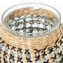 Vase Alexandra House Living Verre Herbe de mer 15 x 15 x 18 cm Bougeoir de Alexandra House Living, Vases - Réf : D1621955, Pr...