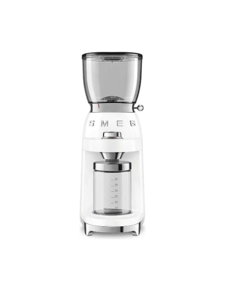 Molinillo Eléctrico Smeg CGF01WHEU 150 W Blanco 350 g | Tienda24 Tienda24.eu