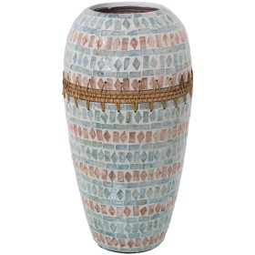 Vase Alexandra House Living Nacre noire 21 x 21 x 43 cm de Alexandra House Living, Vases - Réf : D1622020, Prix : 58,44 €, Re...