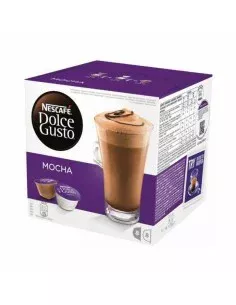 Cápsulas de café Nescafé Dolce Gusto 49523 Mocha (16 uds) de Nescafé Dolce Gusto, Cápsulas e caixas individuais - Ref: S04121...