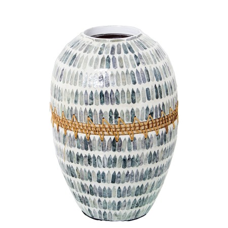 Vase Alexandra House Living Perlmutt 25 x 25 x 32 cm von Alexandra House Living, Vasen - Ref: D1622024, Preis: 54,35 €, Rabat...