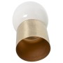 Vaso Alexandra House Living Branco Dourado Metal 22 x 22 x 34 cm de Alexandra House Living, Jarrões - Ref: D1622077, Preço: 6...