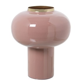 Vase Alexandra House Living Rose Doré Métal 18 x 18 x 25 cm de Alexandra House Living, Vases - Réf : D1622080, Prix : 28,52 €...