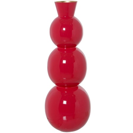 Vase Alexandra House Living Red Metal 17 x 17 x 45 cm by Alexandra House Living, Vases - Ref: D1622082, Price: 60,48 €, Disco...