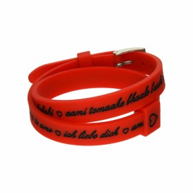 Bracciale Donna il mezzometro I LOVE YOU SILVER - SILICONE BRACELET di il mezzometro, Bracciali - Rif: S7214433, Prezzo: 31,0...