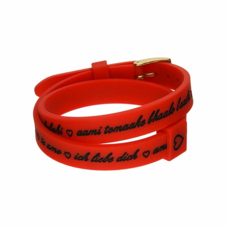 Damenarmreif il mezzometro I LOVE YOU GOLD - BRACCIALE IN SILICONE/SILICONE BRACELET | Tienda24 - Global Online Shop Tienda24.eu