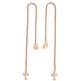 Boucles d´oreilles Femme Amen CUORE CROCE CRISTALLI ROSE GOLD de Amen, Boucles d'oreilles - Réf : S7215260, Prix : 44,82 €, R...