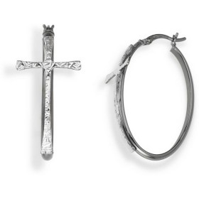 Boucles d´oreilles Femme Amen CERCHIO E CROCE BLACK de Amen, Boucles d'oreilles - Réf : S7215268, Prix : 44,82 €, Remise : %