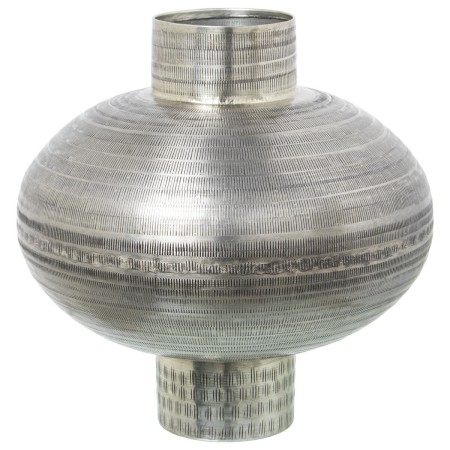 Vase Alexandra House Living Argenté Métal Finition vieillie 50 x 33 x 33 cm de Alexandra House Living, Vases - Réf : D1622120...