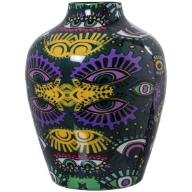 Vase Alexandra House Living Métal Yeux 21 x 21 x 26 cm de Alexandra House Living, Vases - Réf : D1622185, Prix : 61,54 €, Rem...