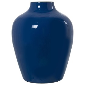 Vase Alexandra House Living Bleu foncé Métal 21 x 21 x 26 cm de Alexandra House Living, Vases - Réf : D1622187, Prix : 56,40 ...