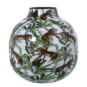 Vase Alexandra House Living Metal Tiger 21 X 20 X 21 CM by Alexandra House Living, Vases - Ref: D1622190, Price: 53,32 €, Dis...