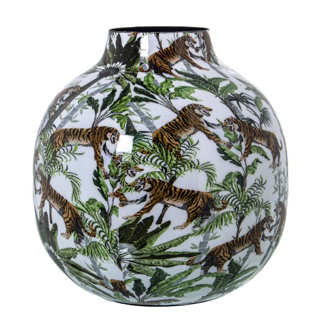 Vase Alexandra House Living Metall Tiger 21 X 20 X 21 CM von Alexandra House Living, Vasen - Ref: D1622190, Preis: 53,32 €, R...