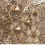 Decoração de Parede Alexandra House Living Dourado Metal Flor 55 x 8 cm de Alexandra House Living, Esculturas - Ref: D1622246...