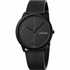 Montre Homme Calvin Klein MINIMAL Noir (Ø 40 mm) de Calvin Klein, Montres bracelet - Réf : S7225115, Prix : 148,12 €, Remise : %