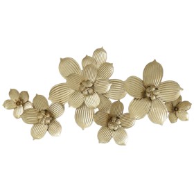 Wall Decoration Alexandra House Living Golden Metal Flower 92 x 46 x 5 cm by Alexandra House Living, Sculptures - Ref: D16222...