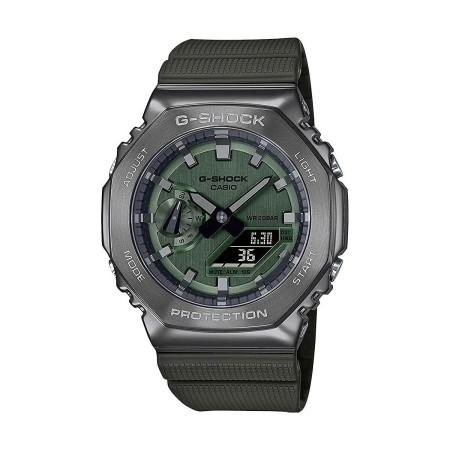 Men's Watch Casio G-Shock OAK METAL COVERED - Green (Ø 44,5 mm) (Ø 45 mm) by Casio G-Shock, Wrist Watches - Ref: S7228070, Pr...