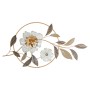 Decoração de Parede Alexandra House Living Branco Dourado Metal Flor 50 x 90 x 6 cm de Alexandra House Living, Esculturas - R...