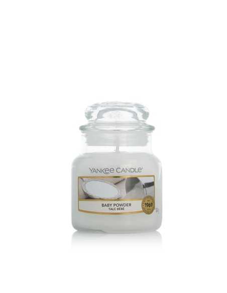 Bougie Parfumée Yankee Candle Talc en poudre 104 g | Tienda24 Tienda24.eu