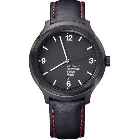 Men's Watch Mondaine HELVETICA No. 1 BOLD NY Edt. (Ø 43 mm) by Mondaine, Wrist Watches - Ref: S7231267, Price: 232,96 €, Disc...