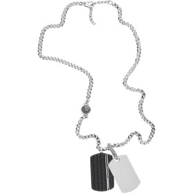 Collier Homme Diesel DOUBLE DOG TAGS de Diesel, Colliers - Réf : S7231379, Prix : 85,98 €, Remise : %