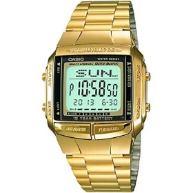 Montre Homme Casio DATABANK Doré (Ø 38 mm) de Casio, Montres bracelet - Réf : S7231419, Prix : 95,01 €, Remise : %